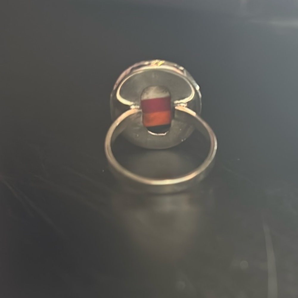 Multi Gemstone Oval Ring - image 3